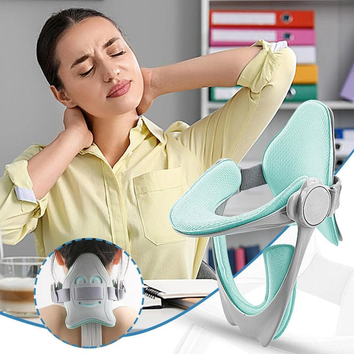 Coussin Cervical Ergonomique à Traction Réglable pour le Cou