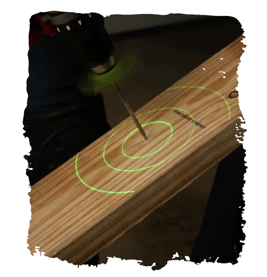 Guide de Perçage Laser pour Trous Droits et Précis