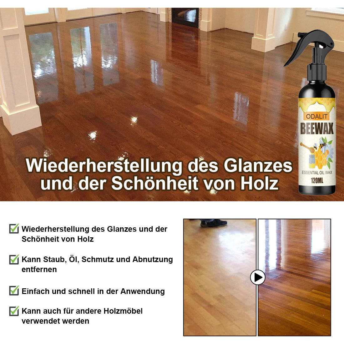 HiveGlow™ – Spray naturel à la cire d’abeille micromoléculaire [1 + 1 Gratuit]