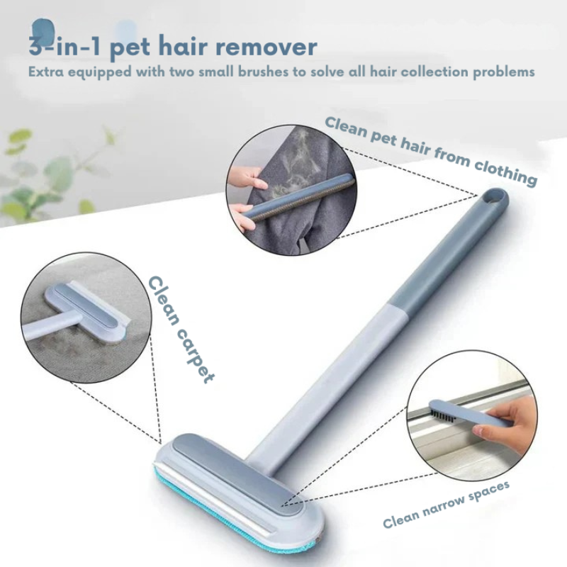 AntiHair™ – Brosse Multi-Surfaces pour un Retrait Facile des Poils d’Animaux [50% de Réduction]
