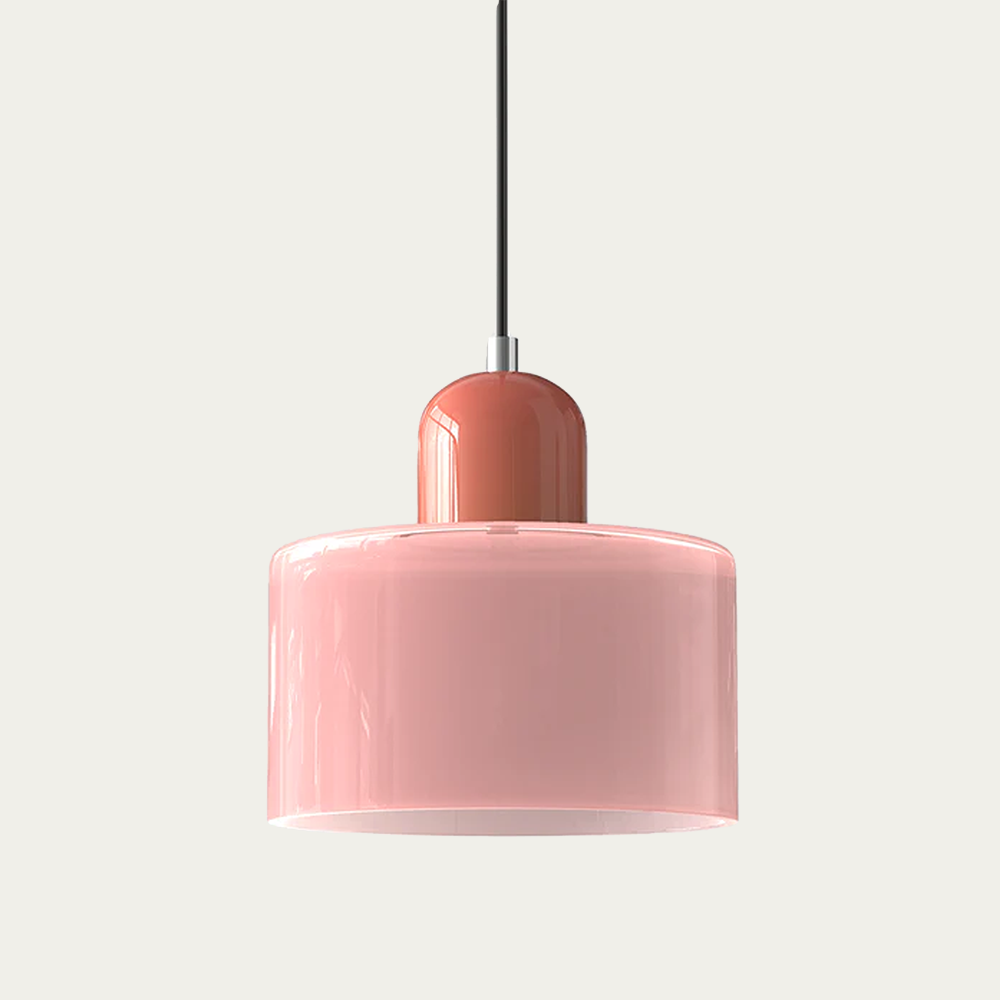 Petite suspension en verre – luminaire élégant pour intérieurs
