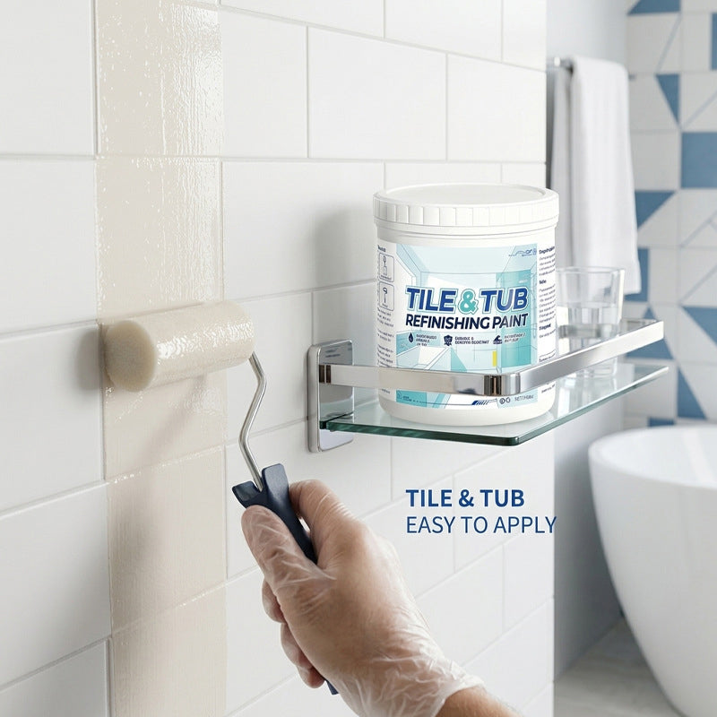 Peinture carrelage imperméable à base d'eau – Salle de bain et cuisine