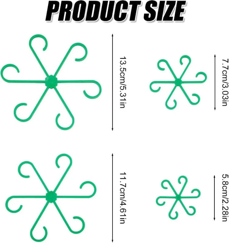Supports de plantes à clipser – 4 tailles pour tiges et vrilles