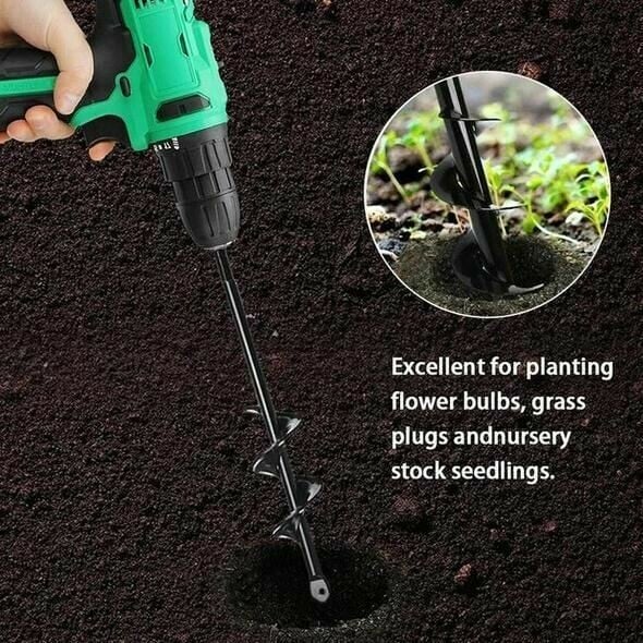 SpiralDrill™ – Foret hélicoïdal haute résistance pour plantations profondes [50 % de réduction]