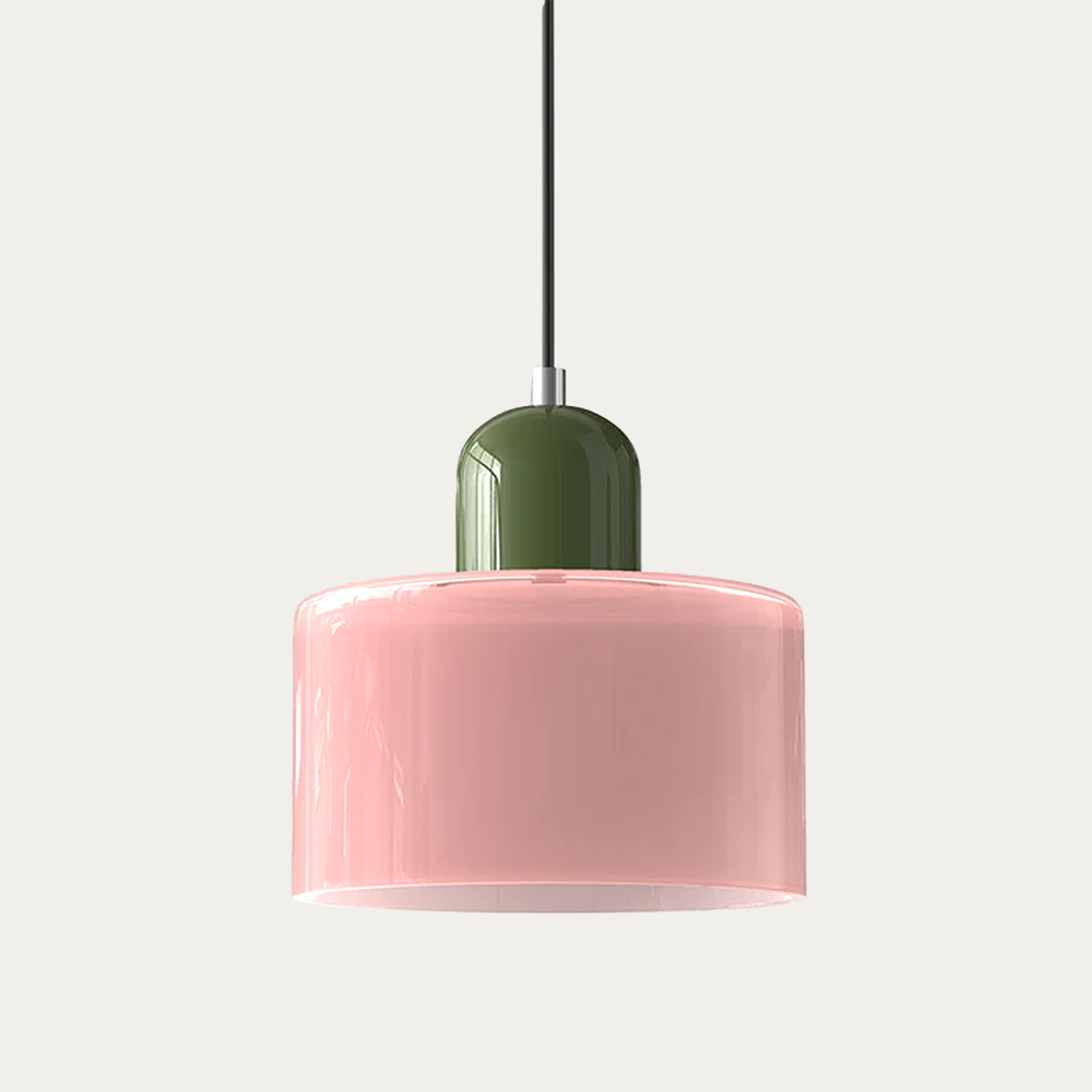 Petite suspension en verre – luminaire élégant pour intérieurs