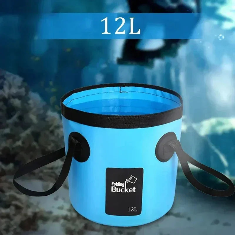 Seau pliable en PVC – Seau d'eau portable pour camping et maison