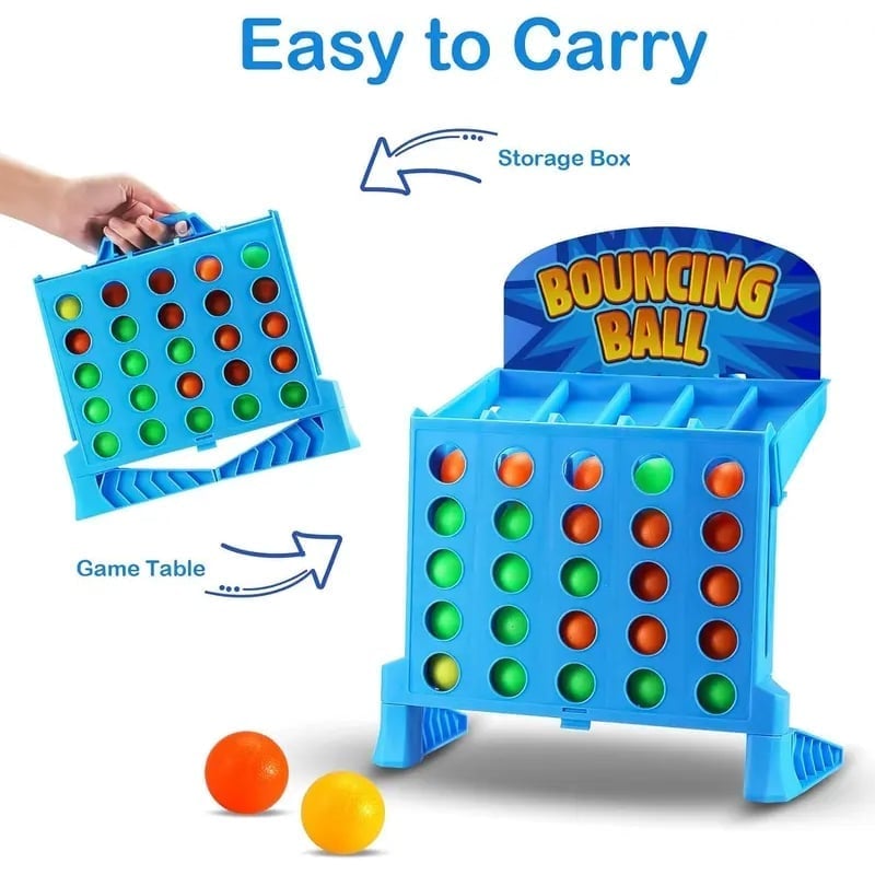 Jeu de Rebond Connect 4 – Réflexes et Concentration pour Toute la Famille