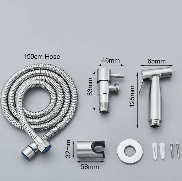 Douchette WC Bidet en Acier Inoxydable – Hygiène Intime Précise