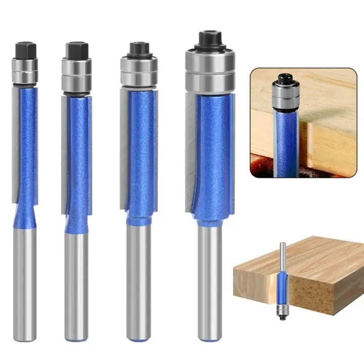 Kit de débavurage et polissage 4 pièces pour métal, bois et plastique