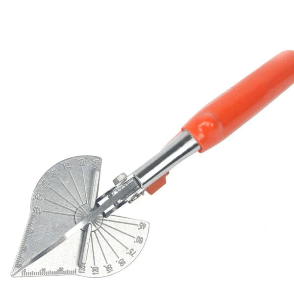 Cutter de précision multi-angles en acier inoxydable à poignée ergonomique