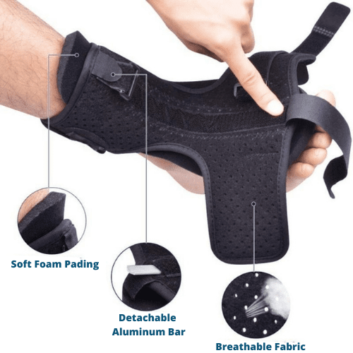 Attelle de Nuit pour Fascia Plantaire – Étirement Doux du Pied