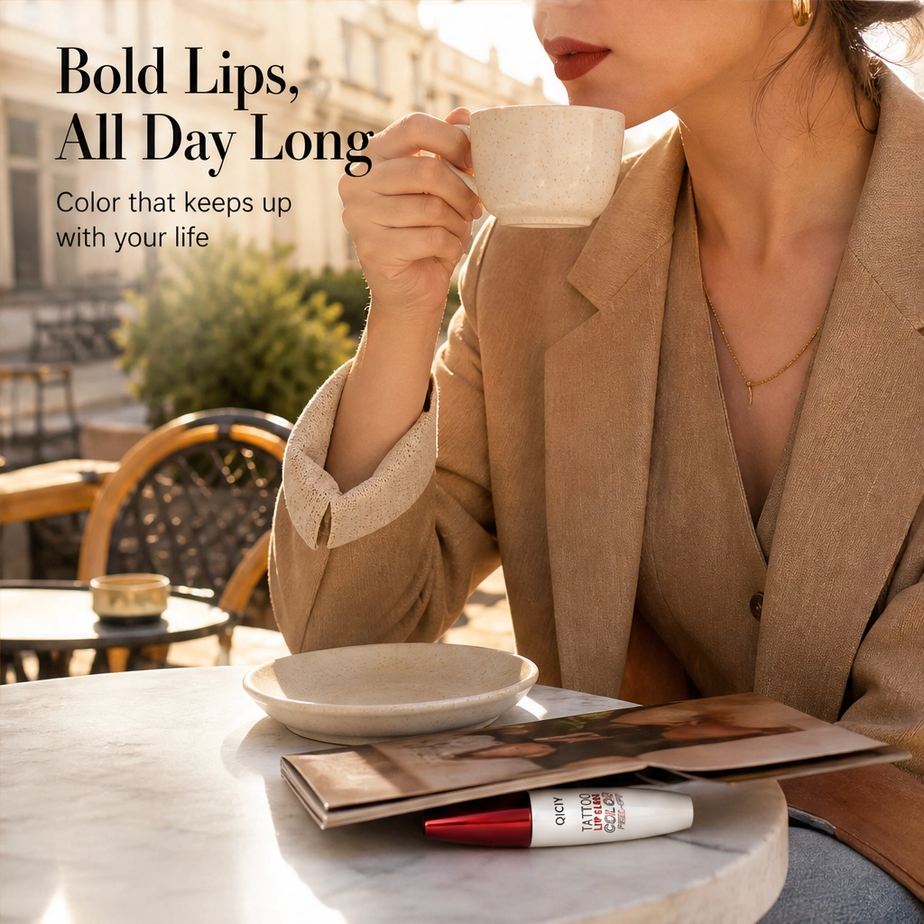 Couleur à Lèvres Longue Durée Pelliculable – Waterproof jusqu'à 3 Jours