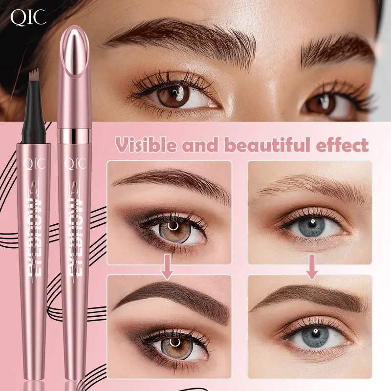 Crayon à Sourcils Micro-Fourche 4 Pointes – Waterproof 24h