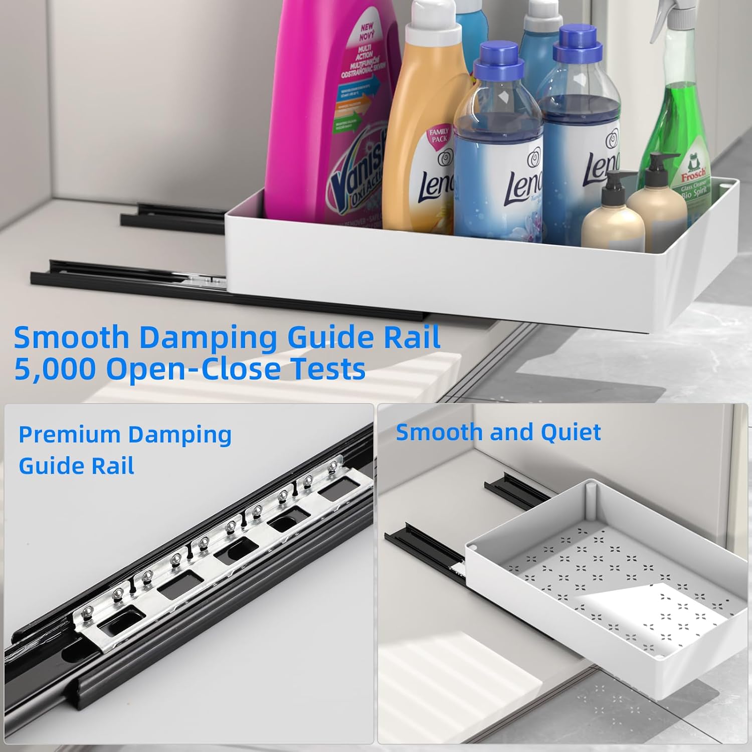 Tiroir Coulissant pour Placard – Rangement Cuisine Extensible