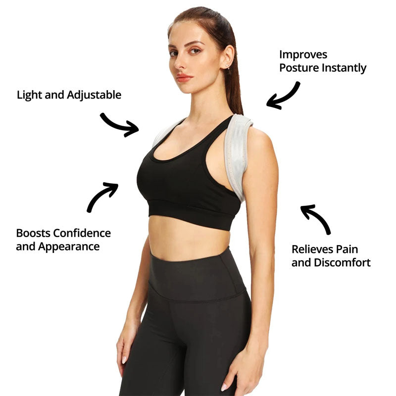 Correcteur de Posture Réglable – Soutien Dorsal Ergonomique Respirant