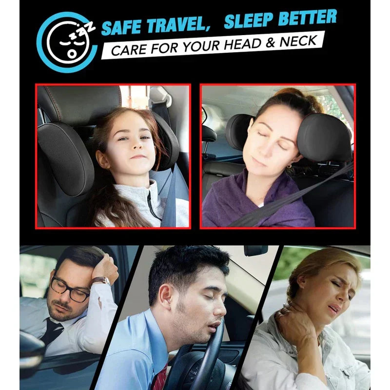 Support de tête ergonomique pour voiture – Appui-tête latéral réglable