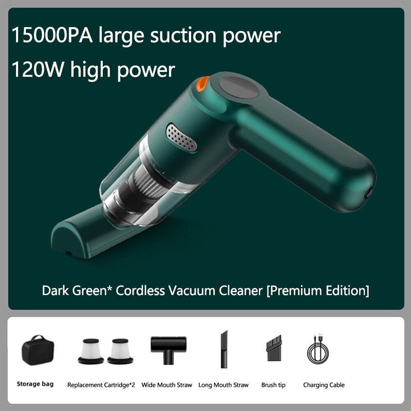 Aspirateur à main sans fil léger 10000 Pa avec filtre HEPA lavable