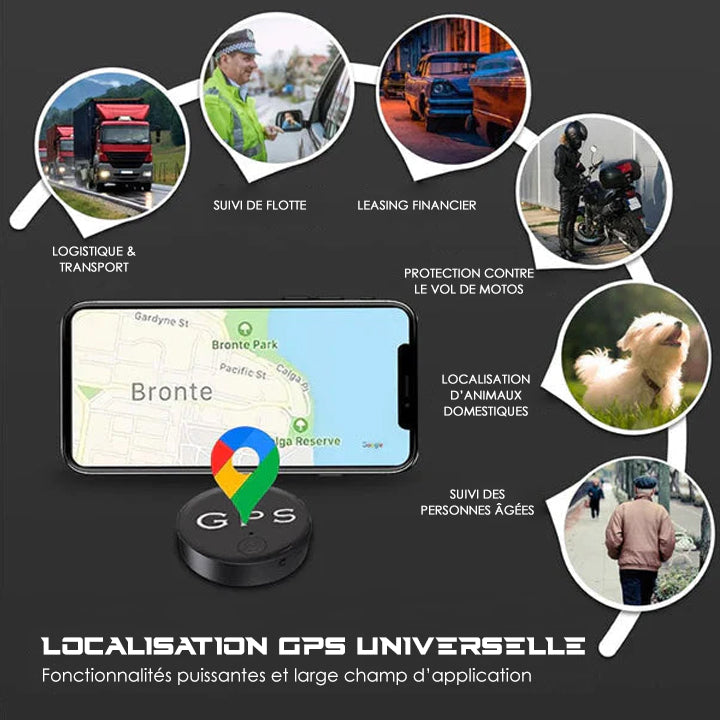 MagnoTrack™ – Mini traceur GPS magnétique [1 + 1 Gratuit]