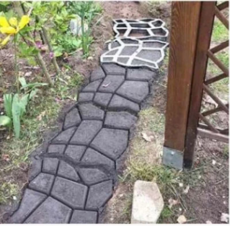 Moule à Béton Réutilisable pour Allée de Jardin et Terrasse