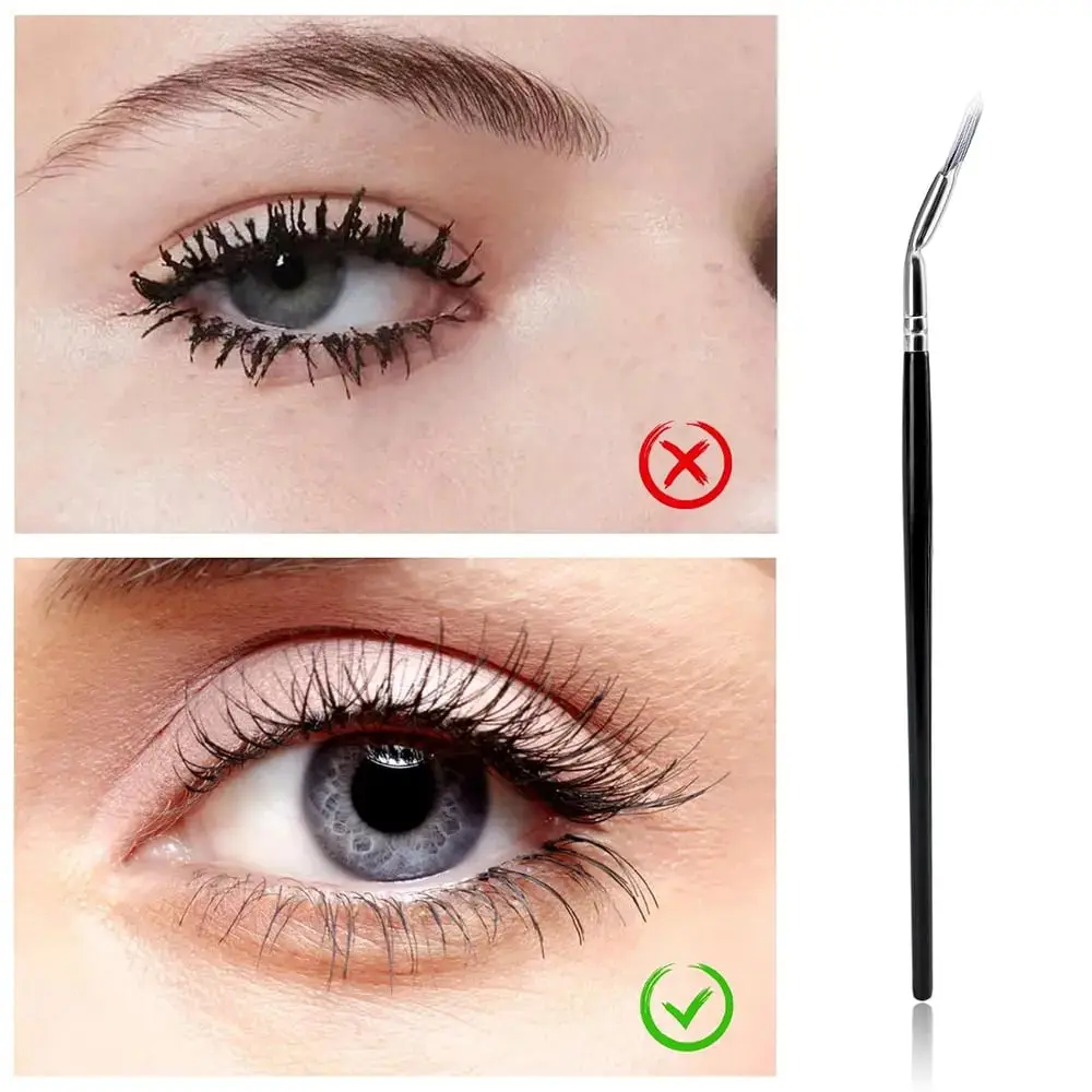 Brosse à cils éventail pliable pour cils parfaitement séparés