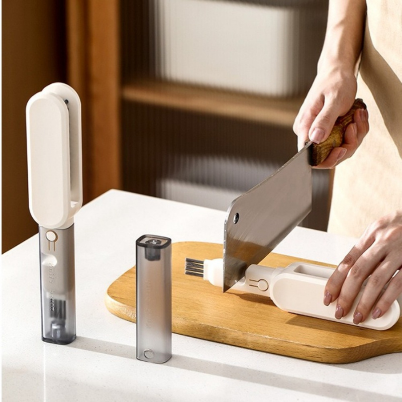 CleanCraft™ – Brosse de nettoyage 3-en-1 pour couteaux, couverts et plus [50 % de réduction]