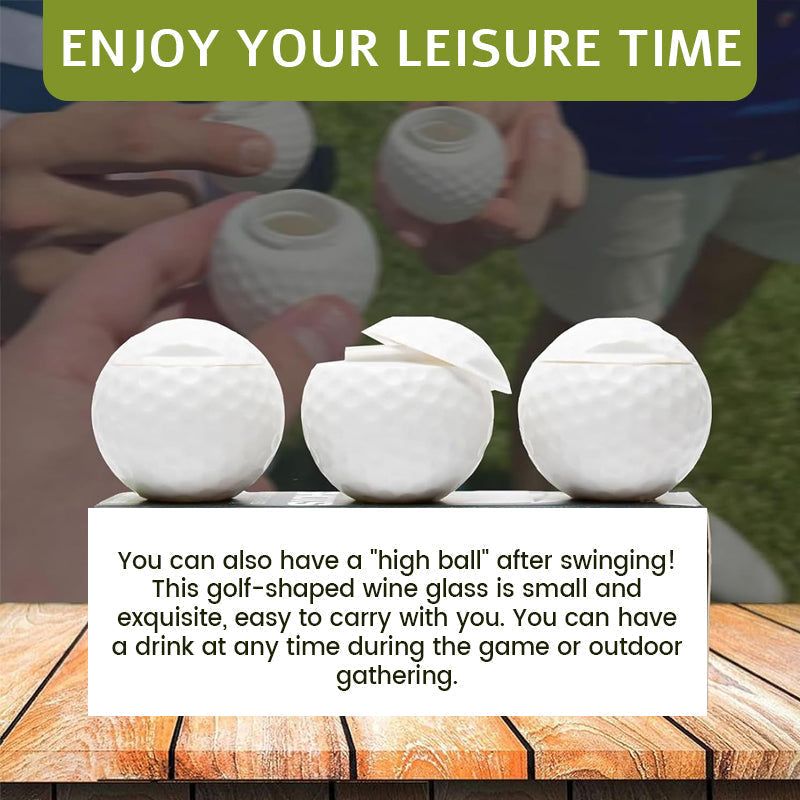 SwingShot™ – Verre à shot de golf créatif et amusant [2 + 2 Gratuit]
