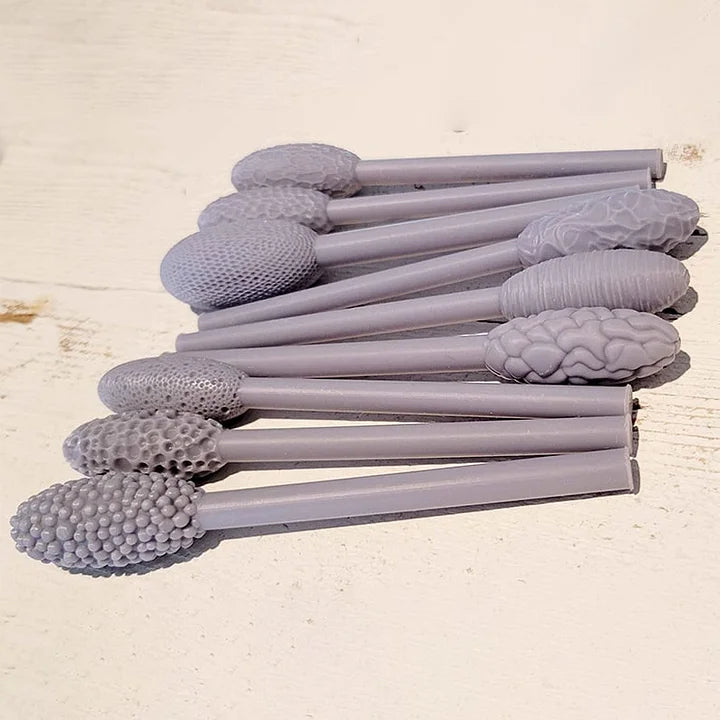 Set d'Outils de Texture pour Argile et Pâte à Modeler – 9 Pièces