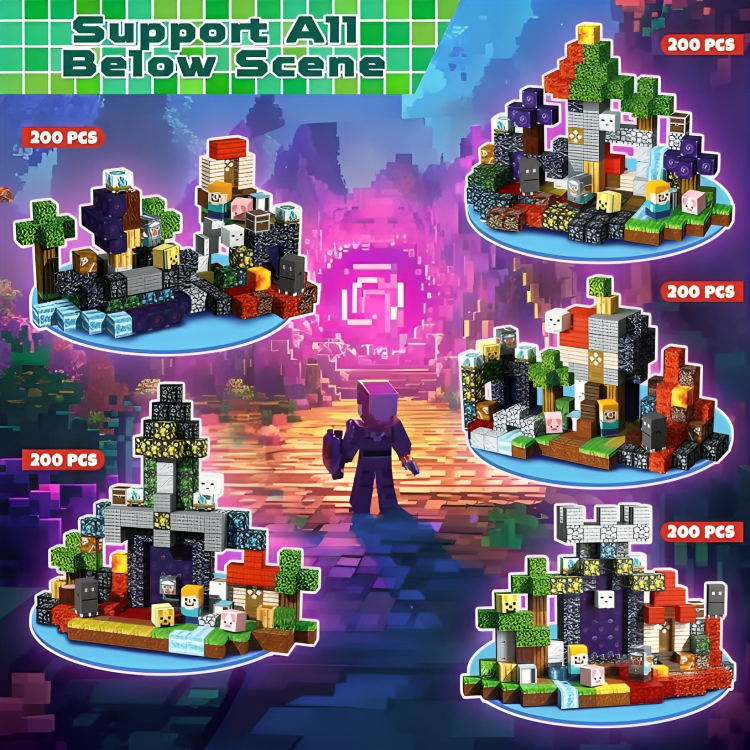 PixelBrix™ – (Set de 200 Pièces) pour Libérer Votre Créativité [50 % de Réduction]