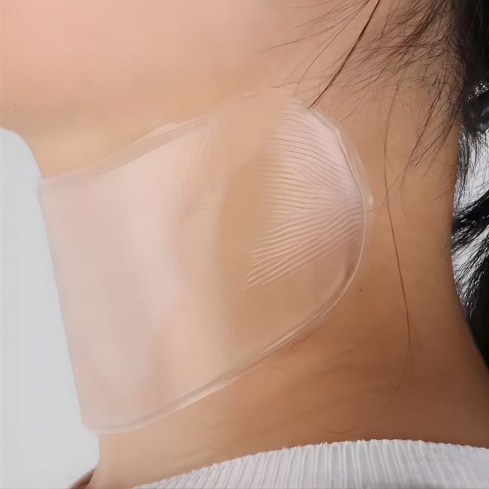 Pad Lissant en Silicone pour le Cou – Soin de Nuit Anti-Rides Réutilisable