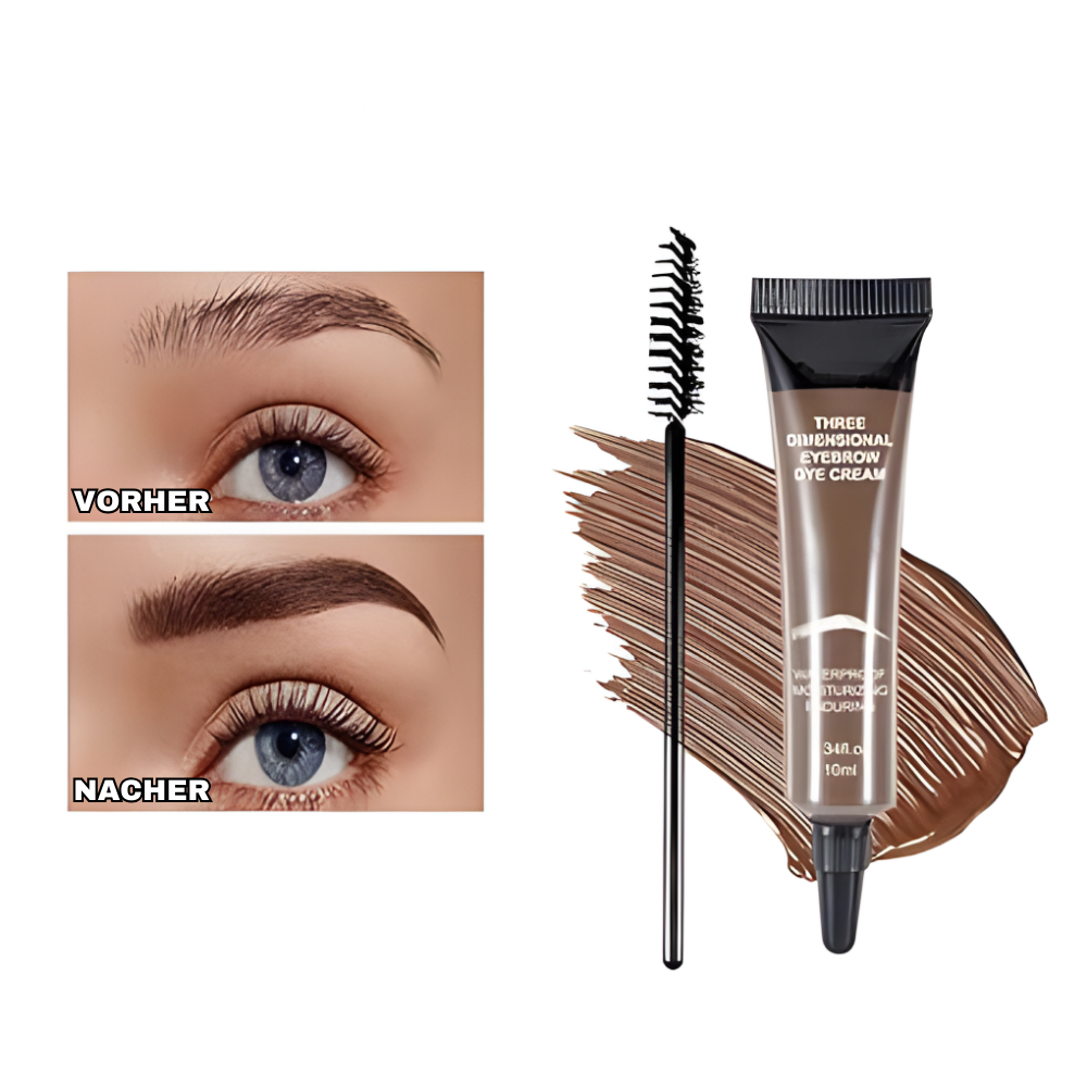 Crème Liner Sourcils avec Pinceau pour Sourcils Plus Fournis et Naturels
