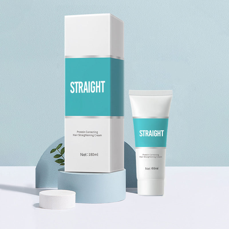 Crème Lissante Capillaire à la Kératine pour Cheveux Lisses et Brillants