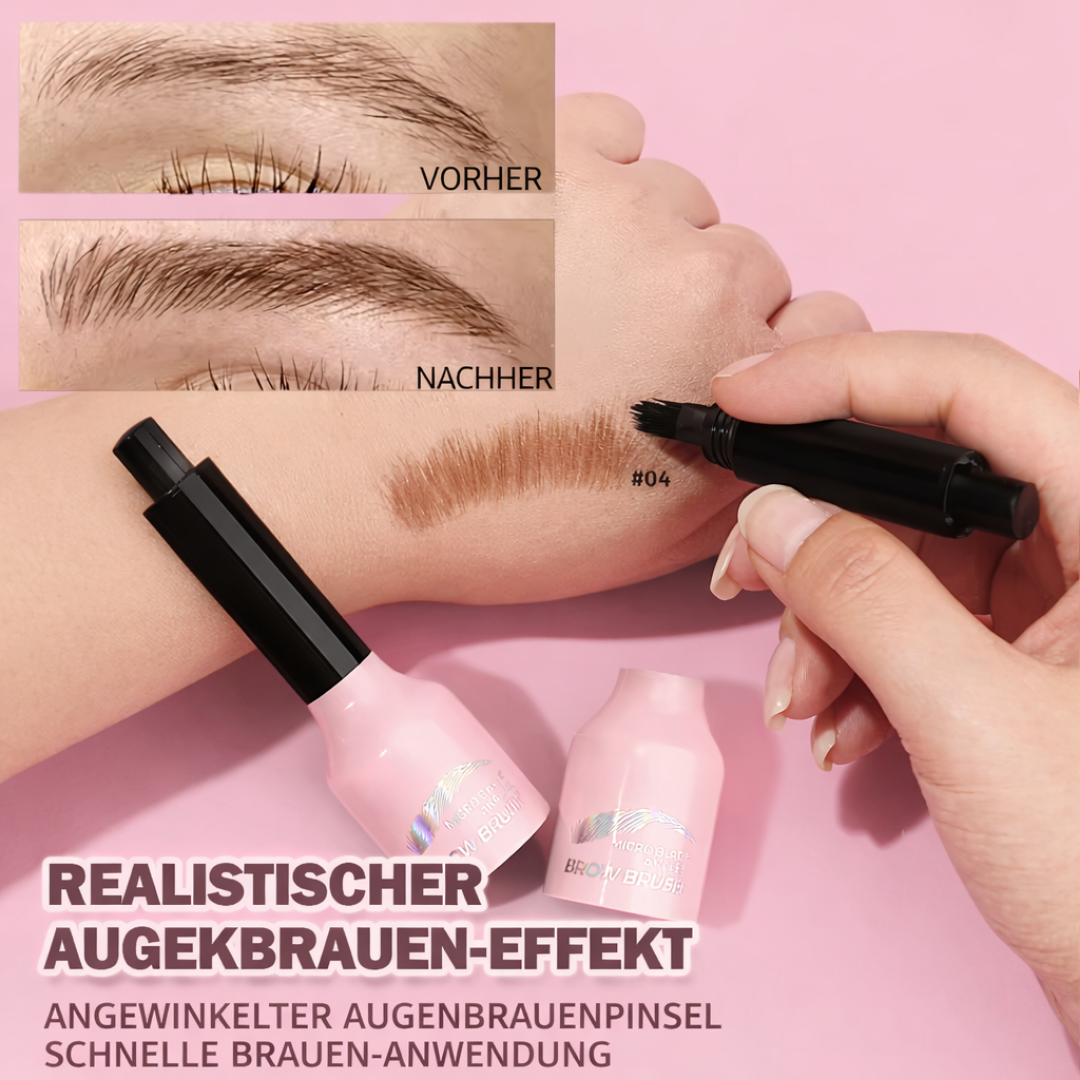 Crayon Gel Liquide Sourcils avec Pinceau Incliné de Précision