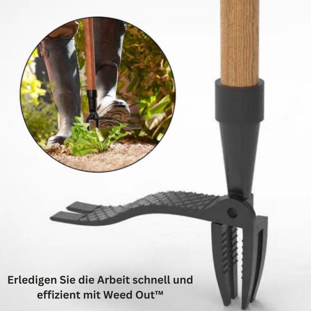 Arrache-mauvaises herbes ergonomique à 5 griffes en aluminium