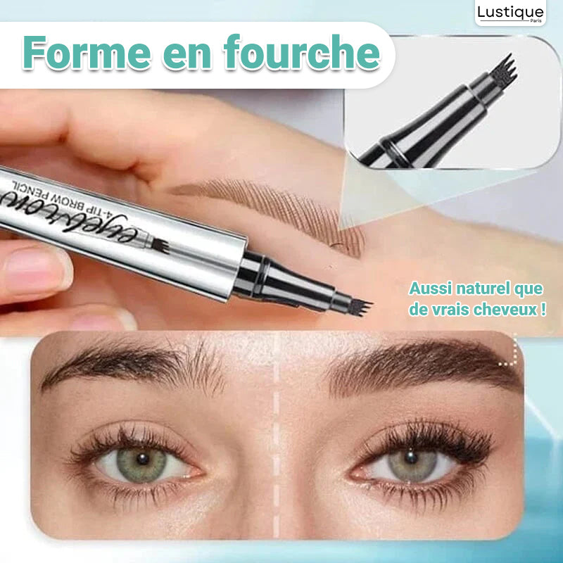 Crayon à Sourcils Waterproof Effet Microblading 3D – Longue Tenue