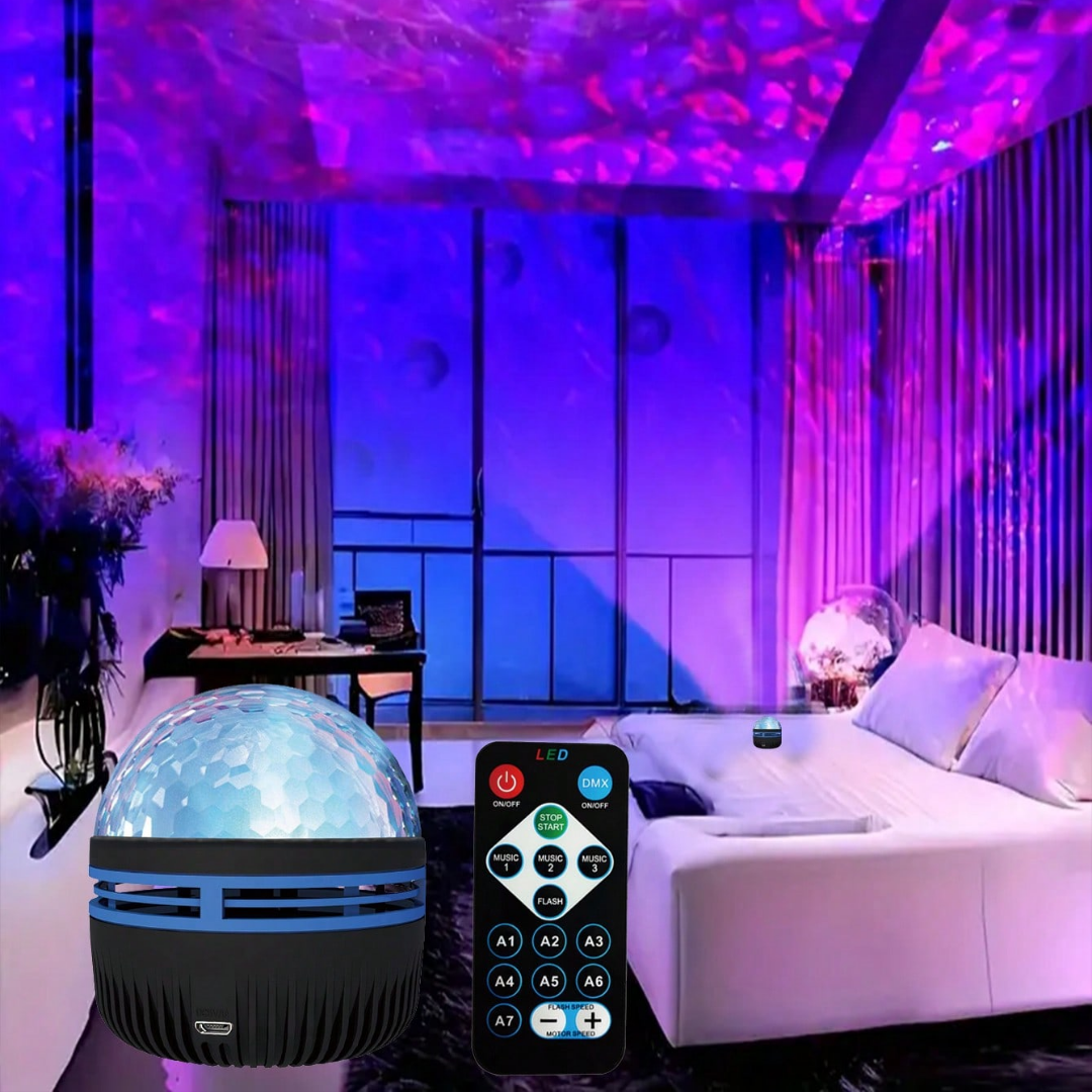 Projecteur Lumière Aquatique & Aurore Boréale pour Ambiance Relaxante