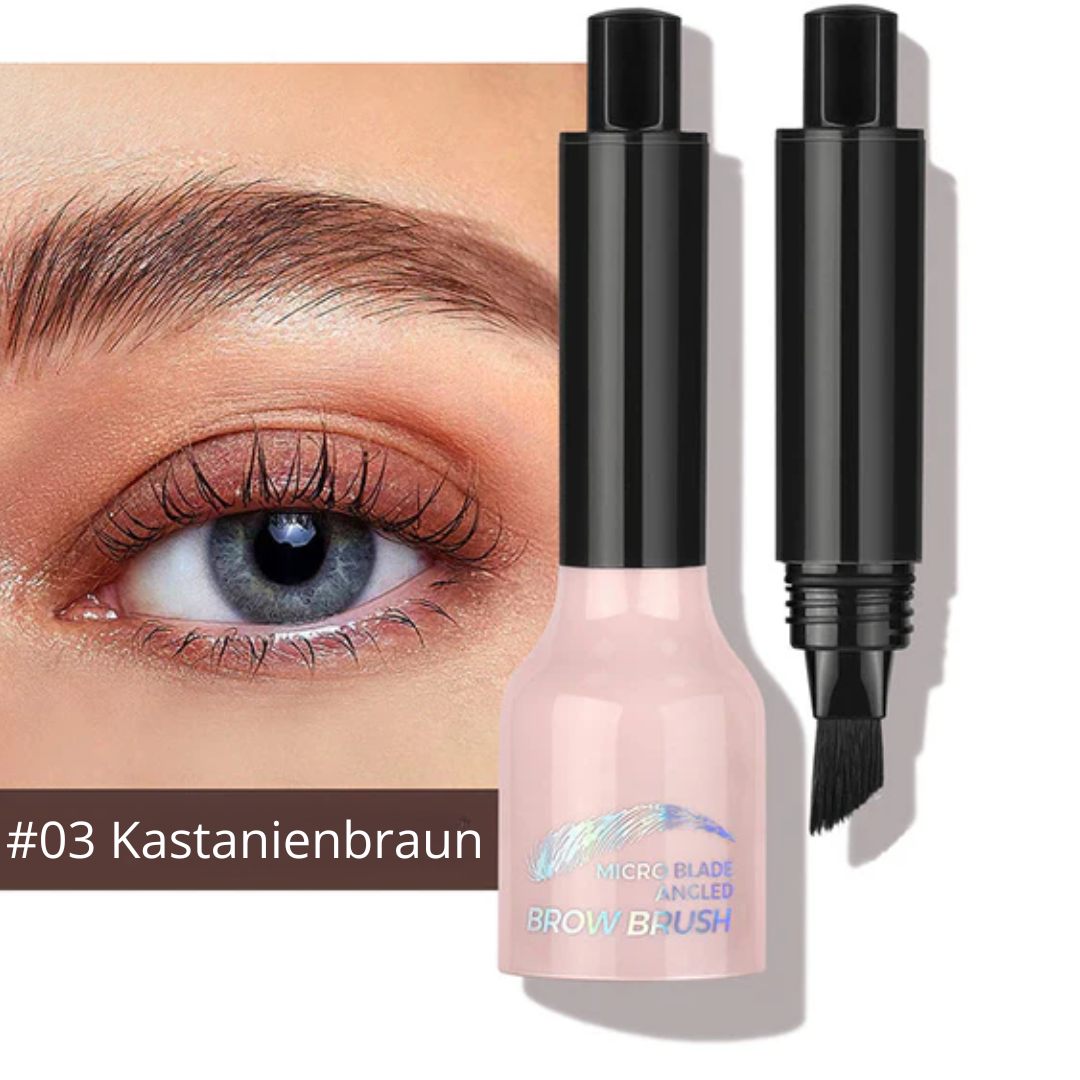 Crayon Gel Liquide Sourcils avec Pinceau Incliné de Précision