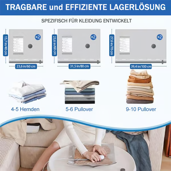 VacPack™ – Optimisez votre espace de rangement de façon astucieuse et simple [50 % de réduction]