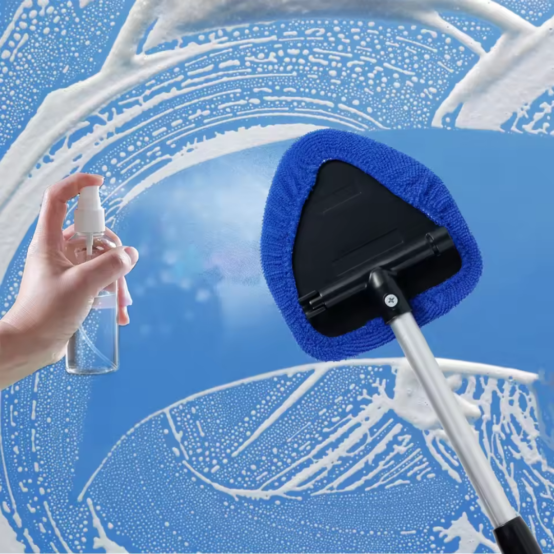 ClearWipe™ – Nettoyeur de Vitres Rotatif à 180° pour une Propreté Sans Traces [50 % de Réduction]