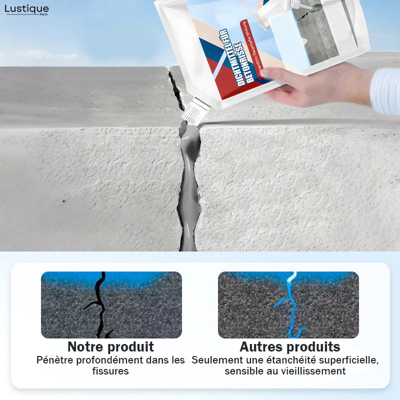 DeepSeal™ – Adhesif haute performance pour la réparation des fissures dans le béton [1 + 1 Gratuit]