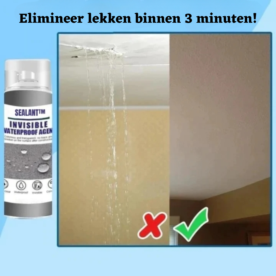 Spray d'étanchéité multiusage pour fuites, fissures et joints