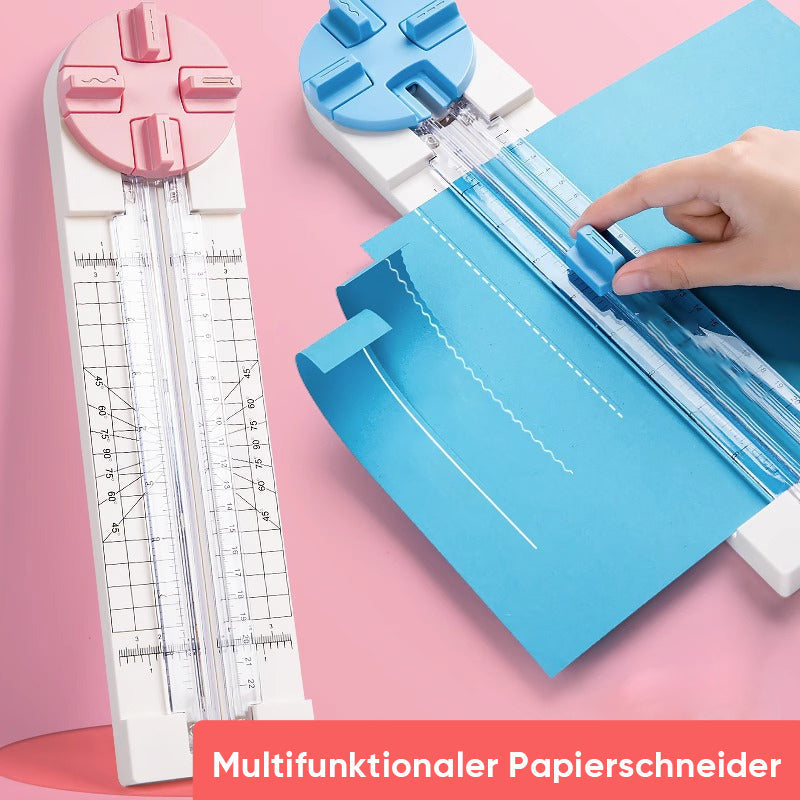 Massicot 4-en-1 pour Découpe Papier, Carton et Loisirs Créatifs
