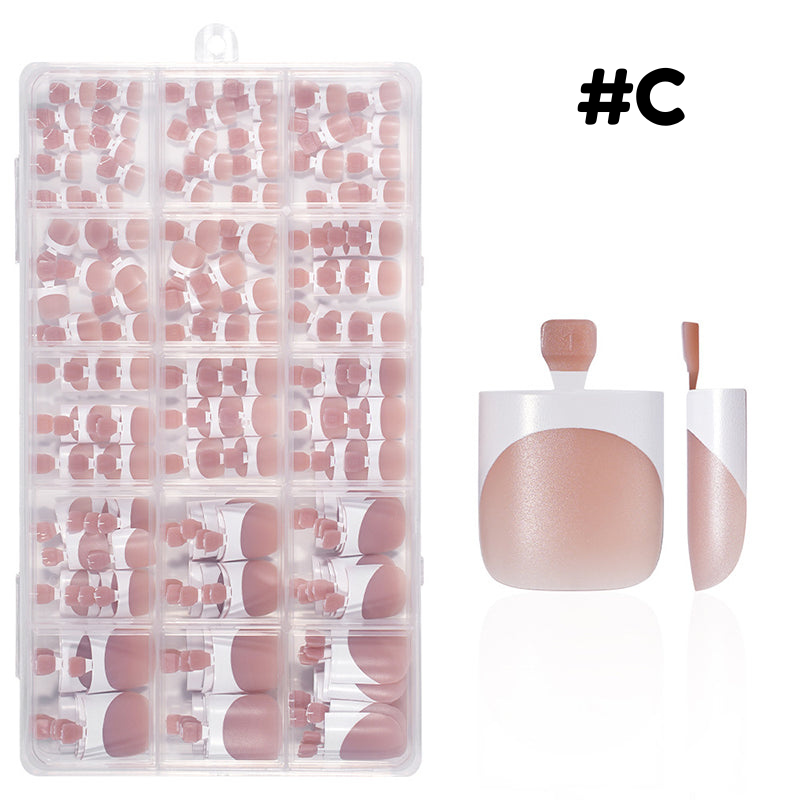 Faux ongles d'orteils press-on réutilisables – Pédicure gel à domicile