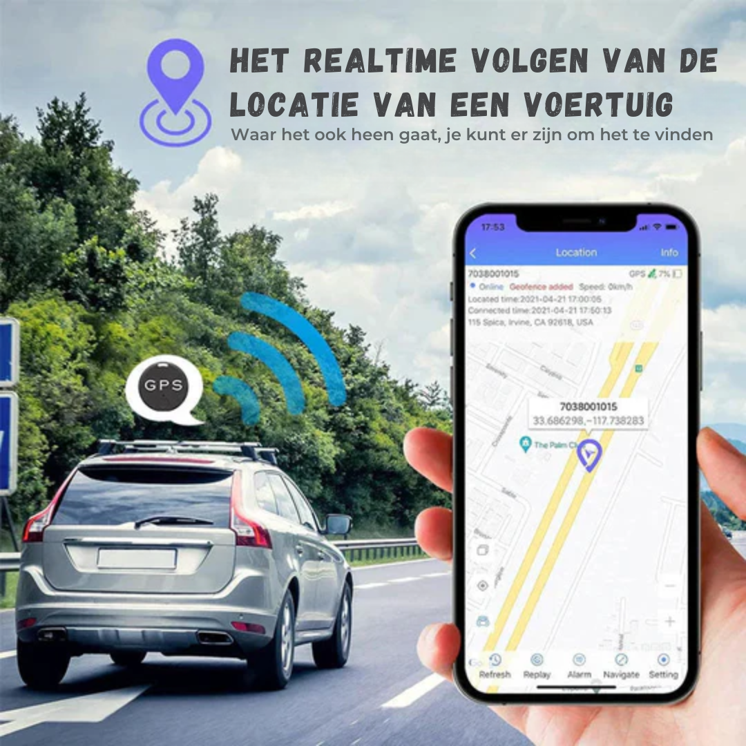 Traceur GPS Magnétique Compact – Suivi en Temps Réel pour Véhicules et Objets