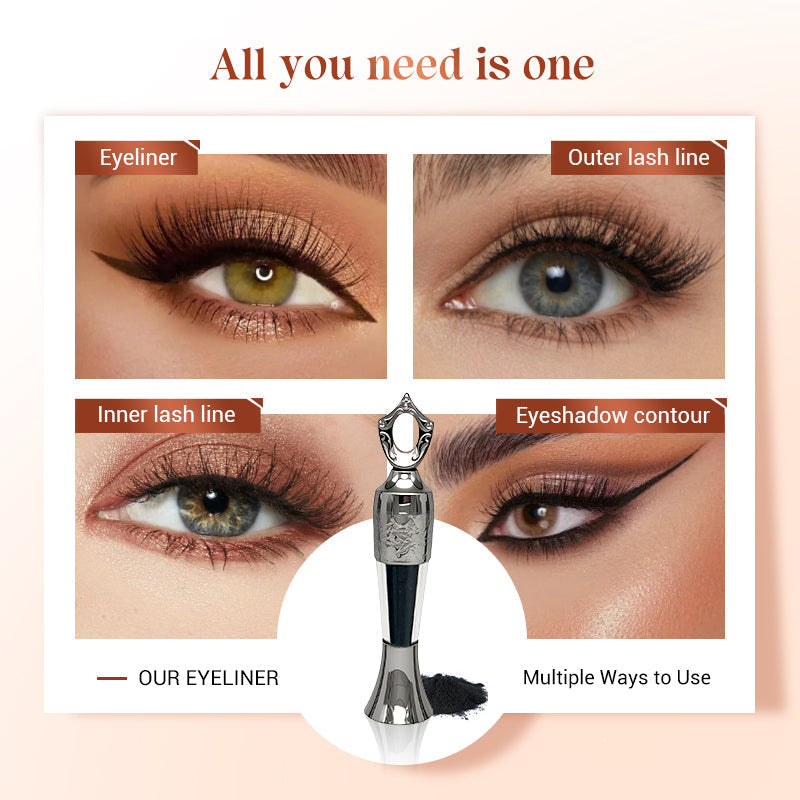 Khôl Liner en Poudre Naturelle – Longue Tenue pour Regard Intense