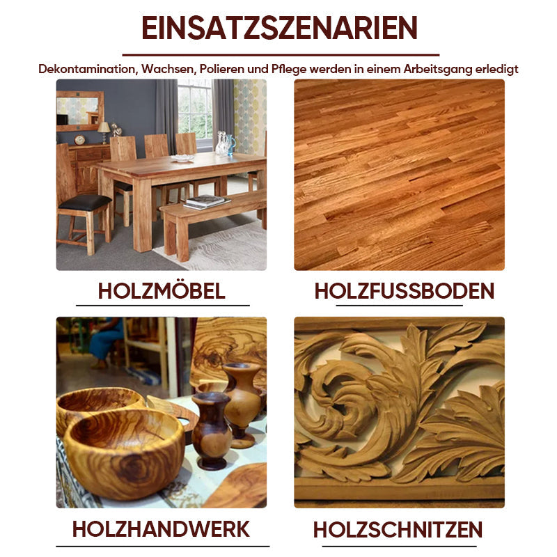 Huile cire de protection du bois pour terrasse, clôture & planches – Naturel &