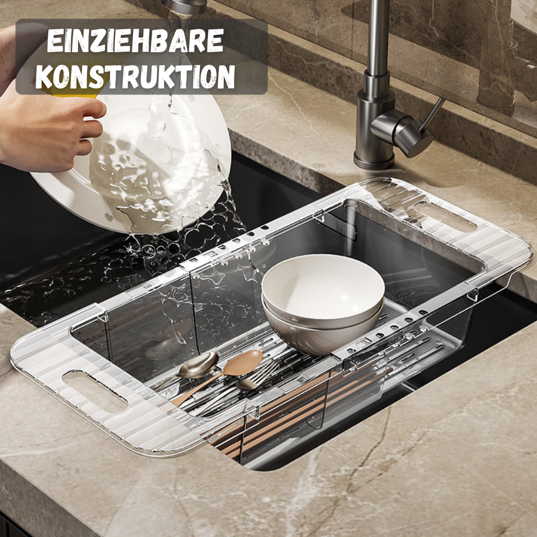 Égouttoir Rétractable pour Évier – Panier de Cuisine Gain de Place