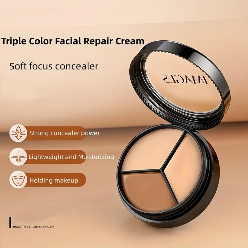 Crème Correctrice Tricolore 3-en-1 Anti-Cernes et Imperfections