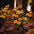 Lampes Solaires Tournesol pour Jardin – Lumière d'Ambiance Extérieure