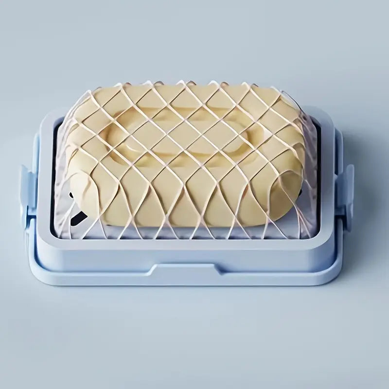 LatherUp™ – Porte-Savon & Filet Mousse 2-en-1, Hygiénique, Économiseur de Savon & à Séchage Rapide [1 + 2 Gratuit]