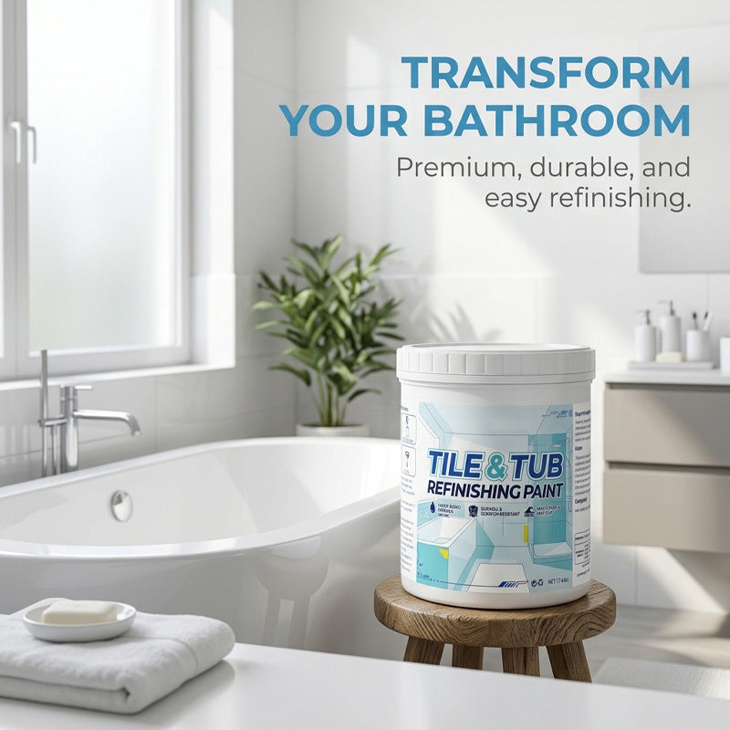 Peinture carrelage imperméable à base d'eau – Salle de bain et cuisine